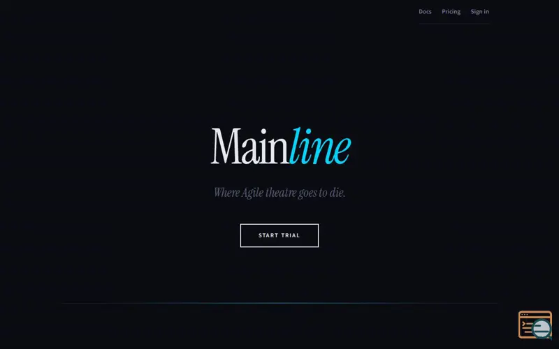 Screenshot of Mainline