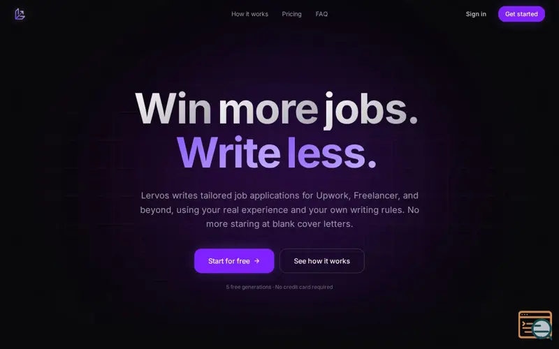Screenshot of Lervos