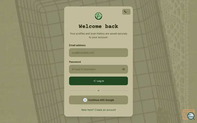 Screenshot of PlateGuard AI