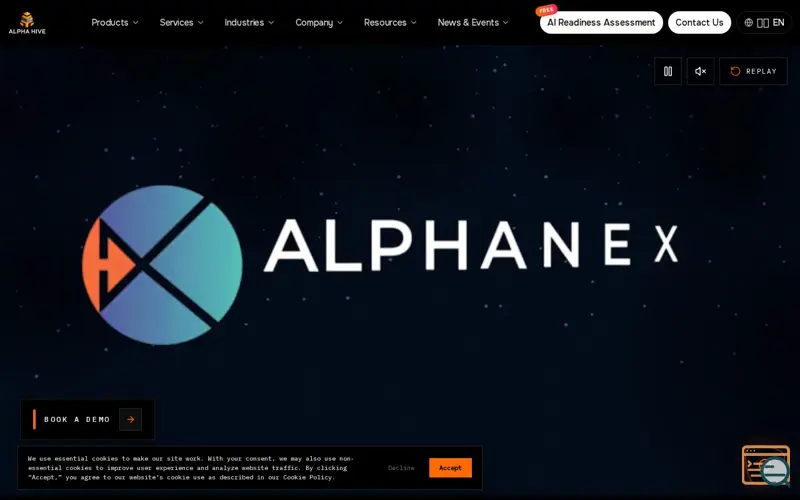 Screenshot of Alpha Hive
