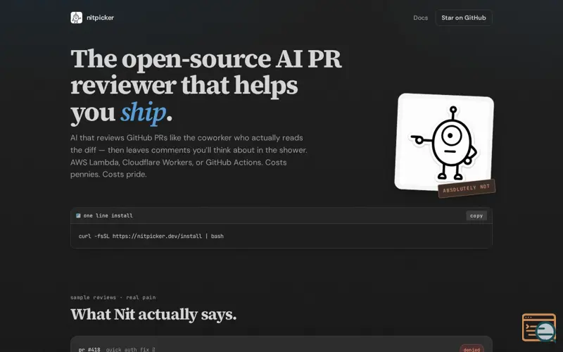 Screenshot of Nitpicker