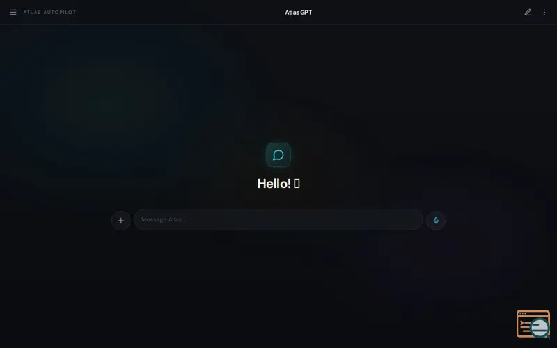 Screenshot of Atlas autopilot