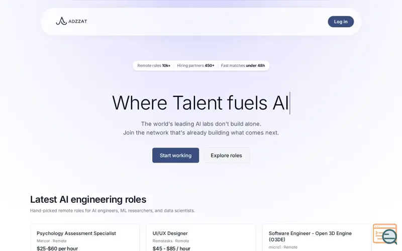 Screenshot of Adzzat