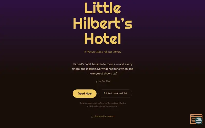 Screenshot of Little Hilbert's Hotel