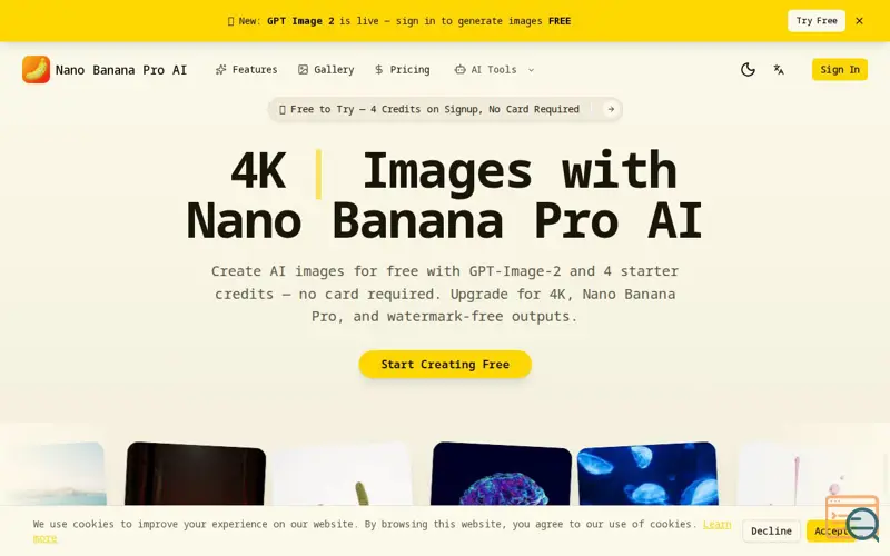 Screenshot of Nano Banana Pro