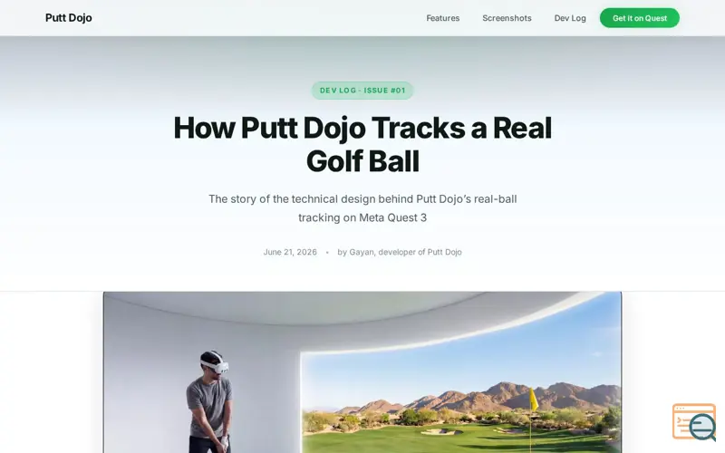 Screenshot of Puttdojo