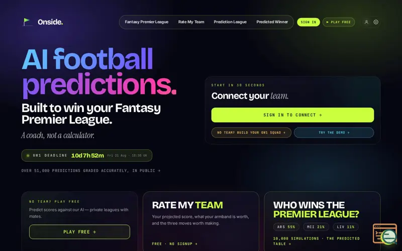 Screenshot of Onside Arena