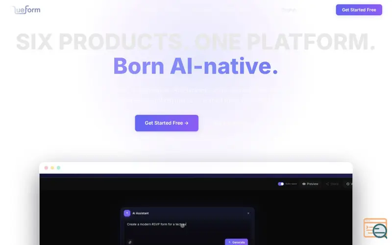 Screenshot of NueForm
