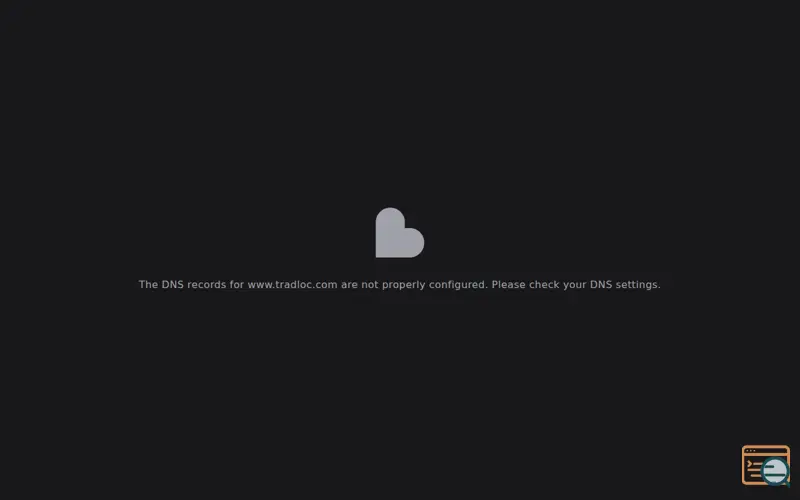 Screenshot of TradLoc