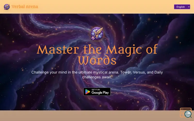 Screenshot of Verbal Arena