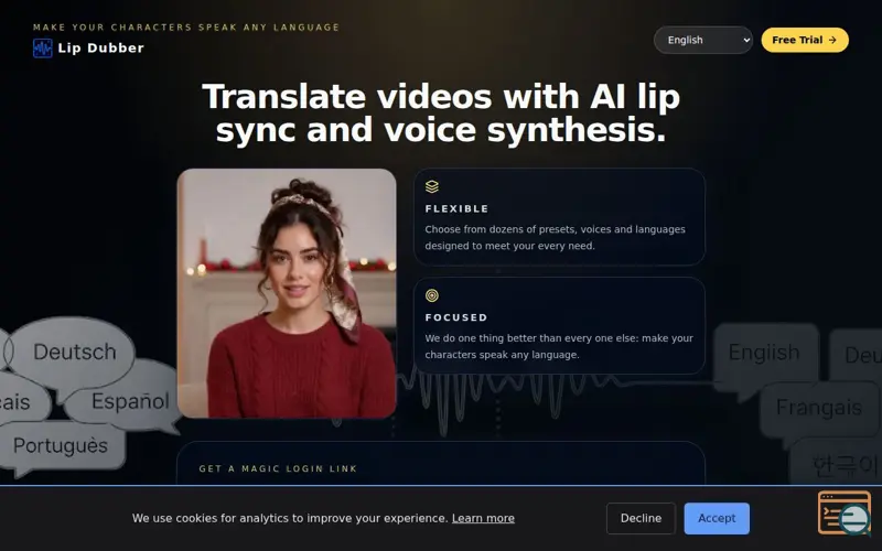 Screenshot of Lip Dubber
