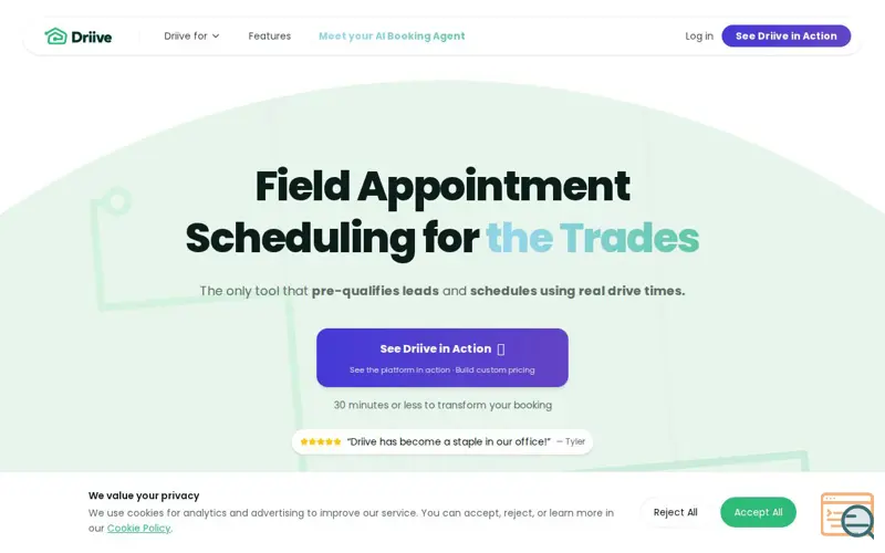 Screenshot of Driive