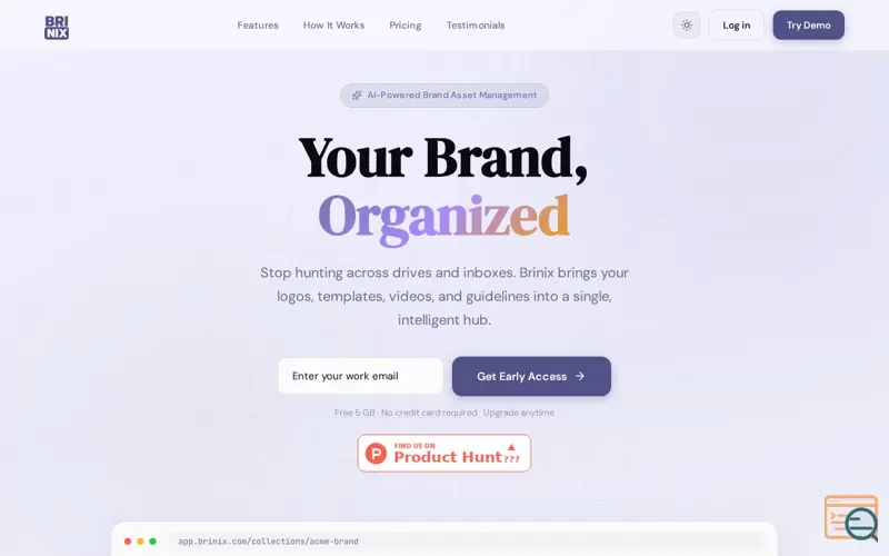 Screenshot of Brinix 2.0