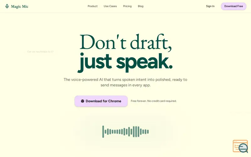 Screenshot of Magic Mic
