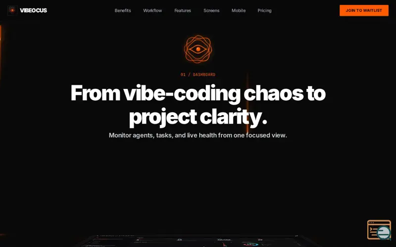 Screenshot of Vibeocus