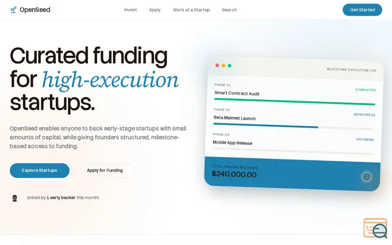 Screenshot of OpenSeed