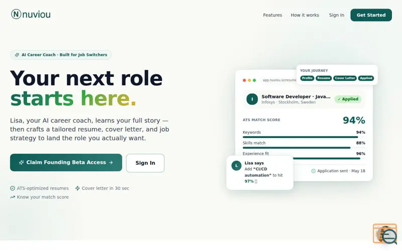 Screenshot of Nuviou