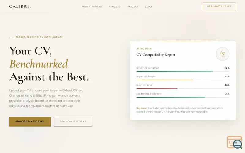 Screenshot of CalibreCV