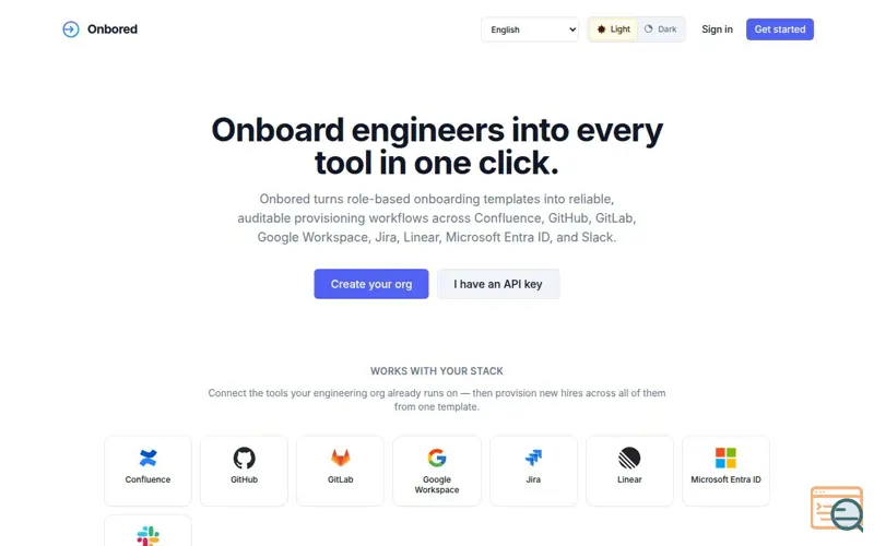 Screenshot of Onbored 