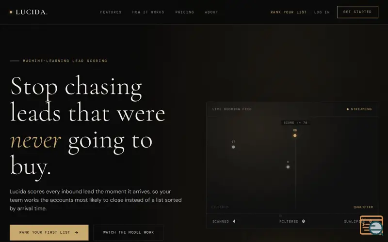 Screenshot of Lucida