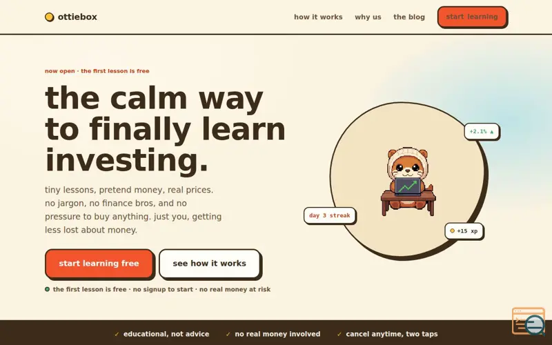 Screenshot of ottiebox