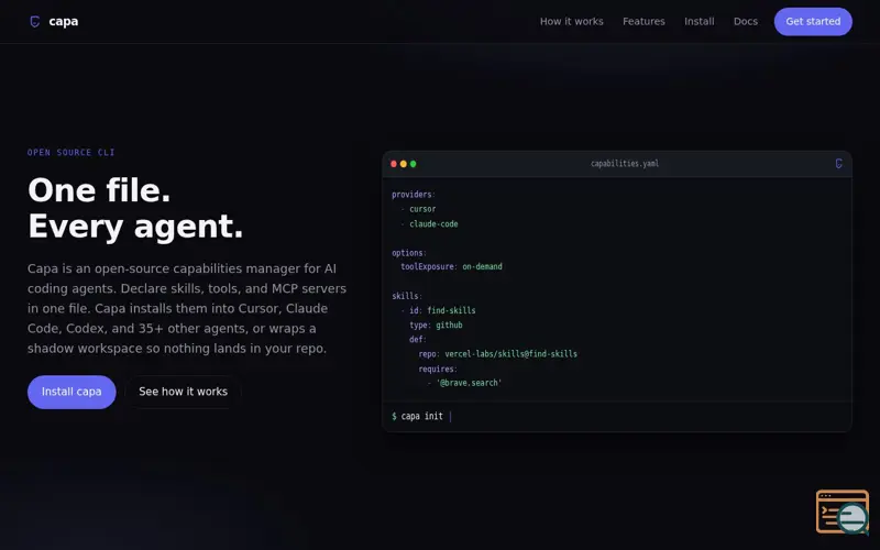 Screenshot of capa