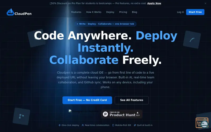 Screenshot of CloudPen