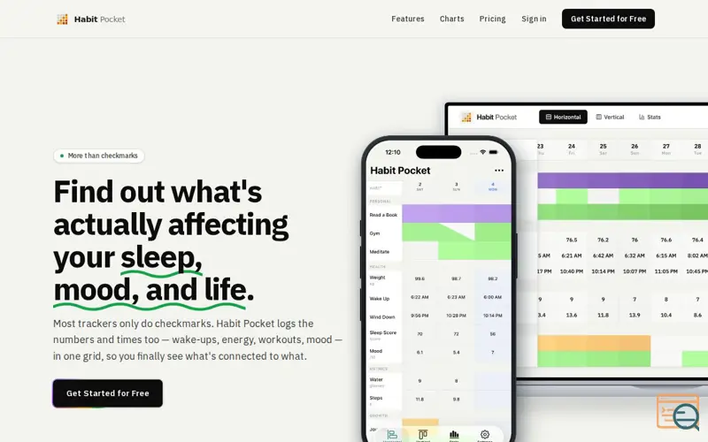 Screenshot of Habit Pocket