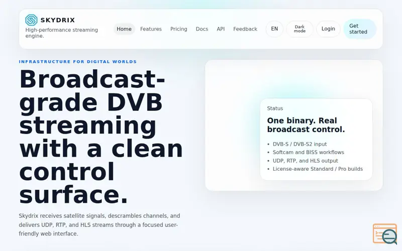 Screenshot of Skydrix