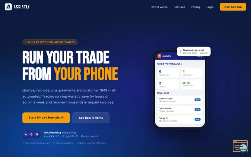 Screenshot of Assistly