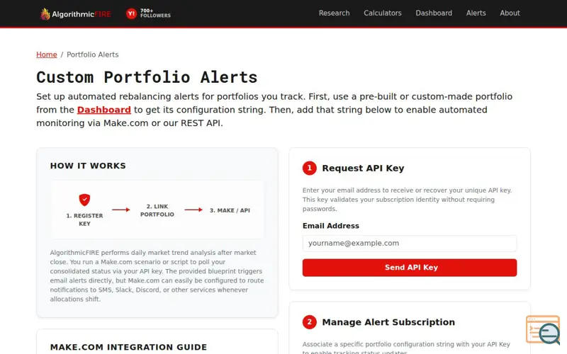 Screenshot of Algorithmicfire