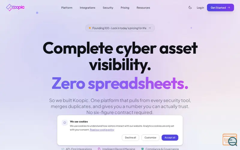 Screenshot of Koopic