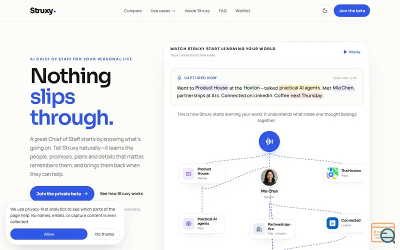 Screenshot of Struxy