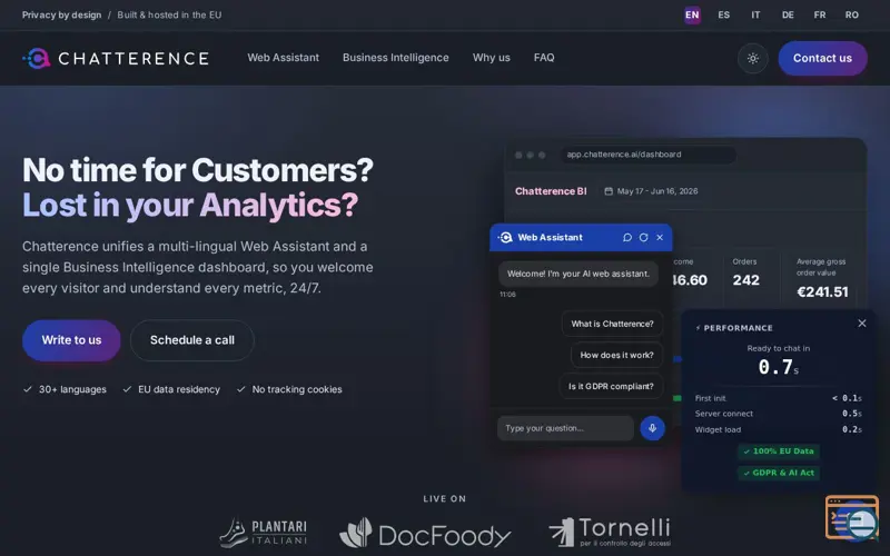 Screenshot of Chatterence