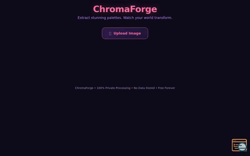 Screenshot of ChromaForge