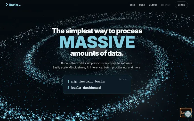 Screenshot of Burla