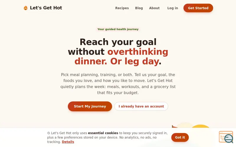 Screenshot of Let's Get Hot
