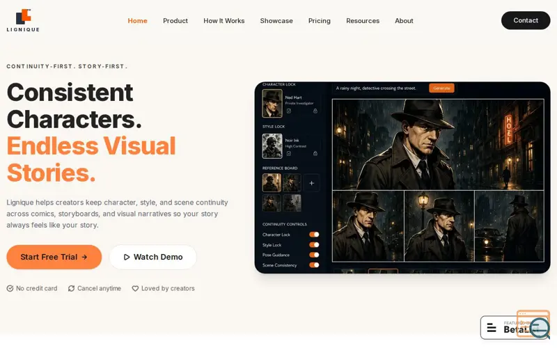 Screenshot of Lignique