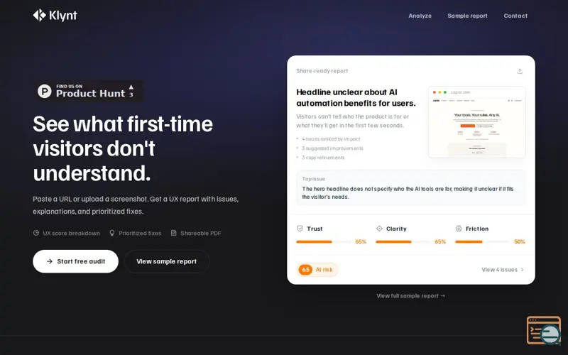 Screenshot of Klynt