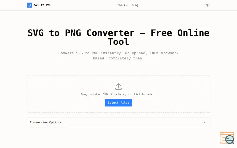 Screenshot of SVG to PNG Converter