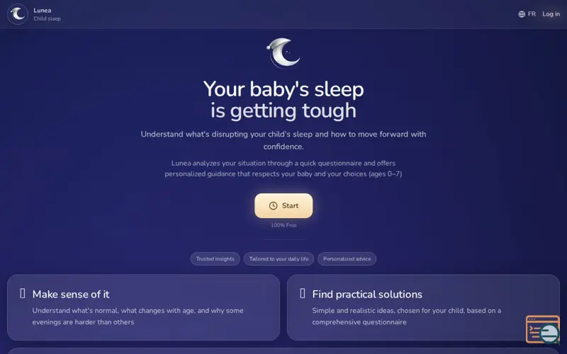 Screenshot of Lunea