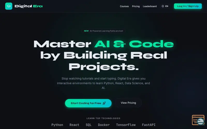 Screenshot of Digital Era