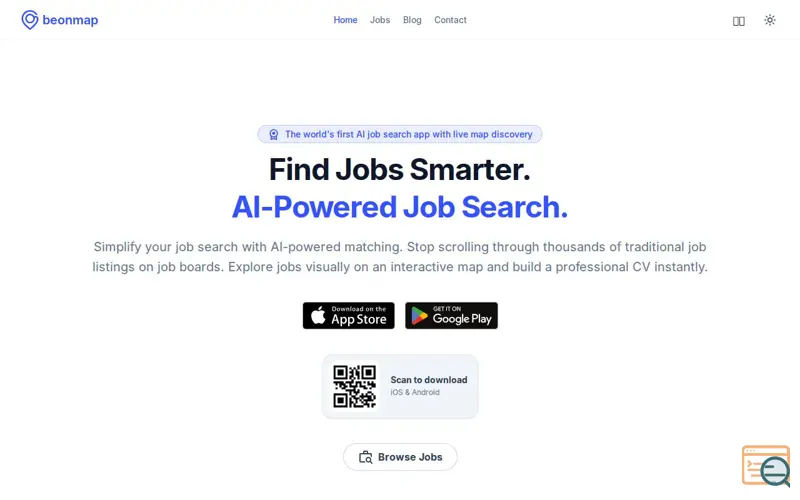 Screenshot of Beonmap – AI Job Finder