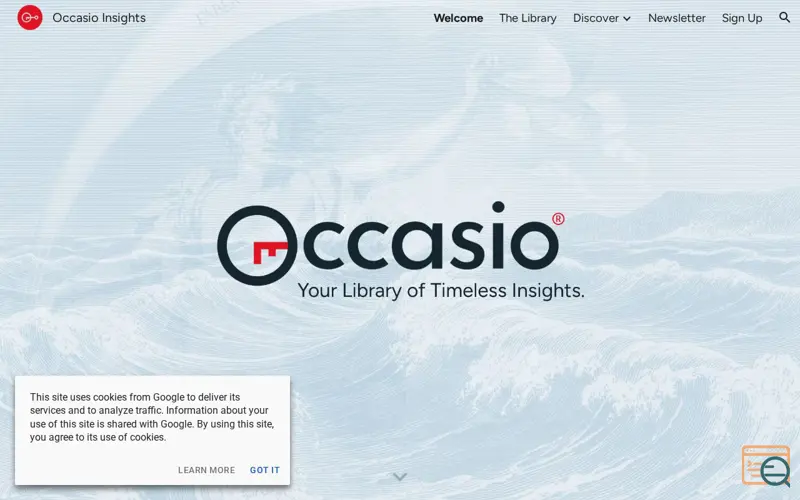 Screenshot of Occasio®