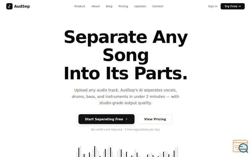 Screenshot of AusSep