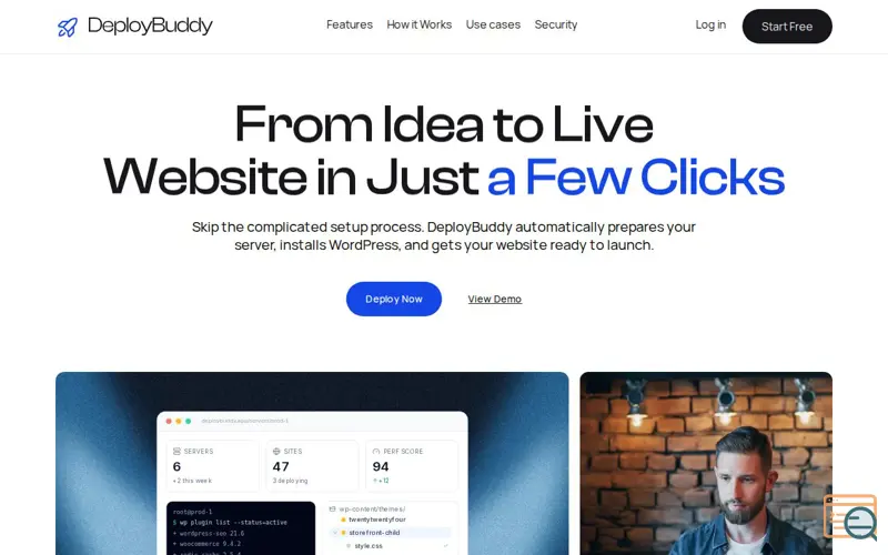 Screenshot of DeployBuddy