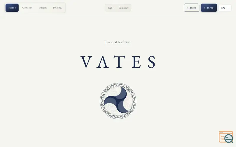 Screenshot of VATES