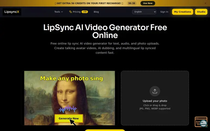 Screenshot of LipsyncX