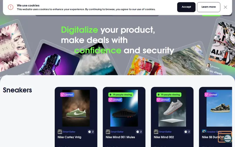 Screenshot of ViaHonest