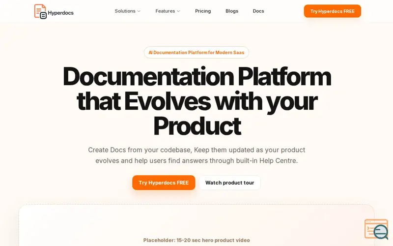 Screenshot of Hyperdocs